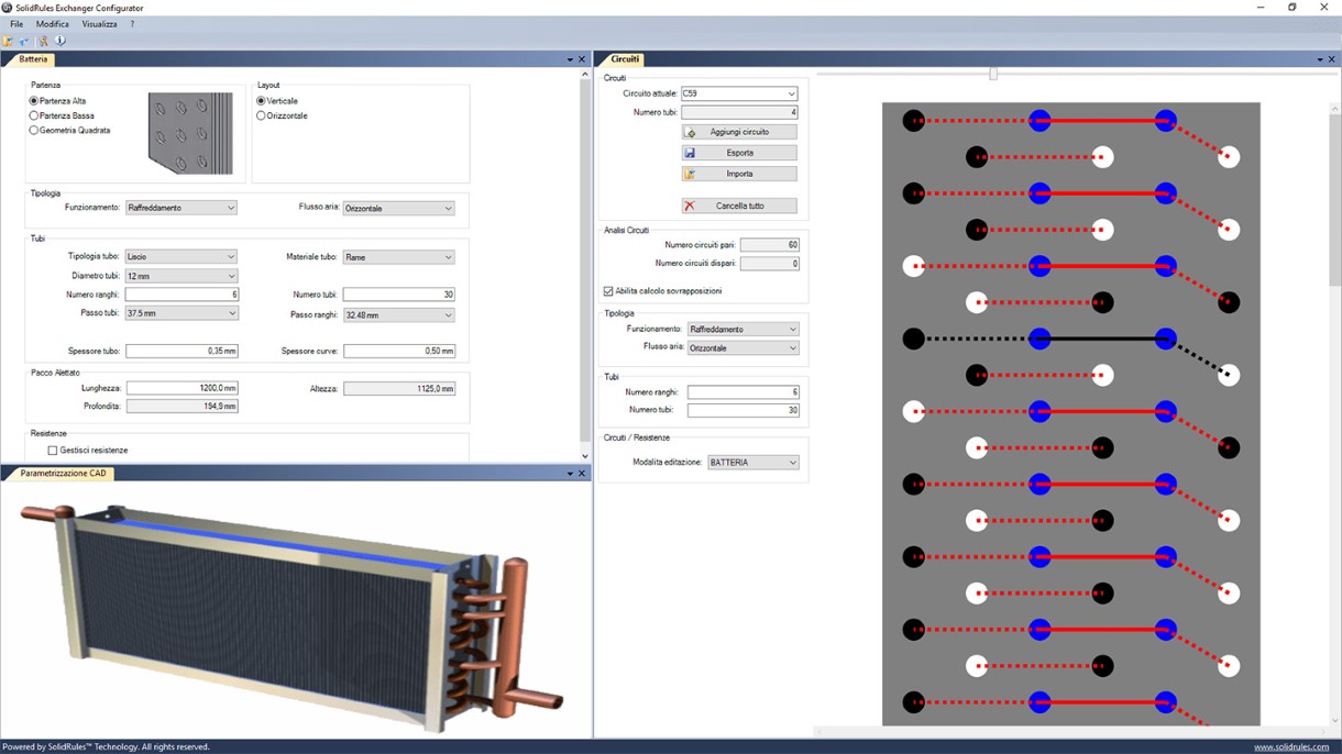 Configuratore di scambiatori di calore